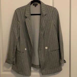 Topshop Pinstripe Blazer